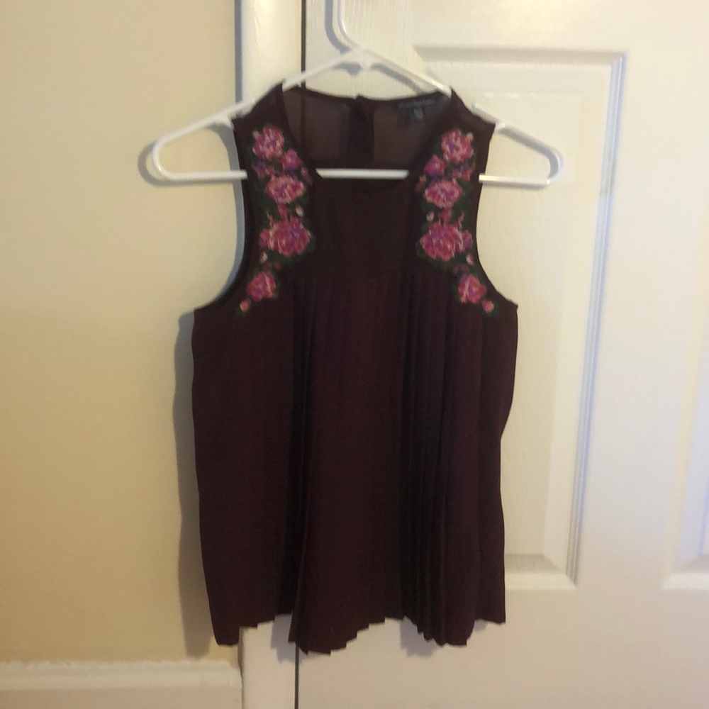 American Eagle Pleated Blouse